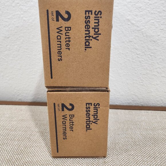 Simply Essential Set of 2 Butter Warmers x2 - Picture 4 of 5